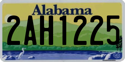 AL license plate 2AH1225