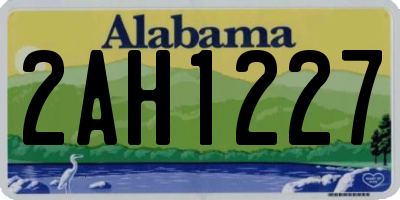 AL license plate 2AH1227