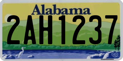 AL license plate 2AH1237