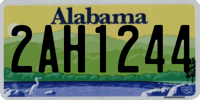 AL license plate 2AH1244