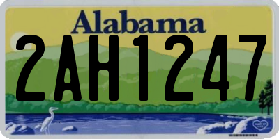 AL license plate 2AH1247