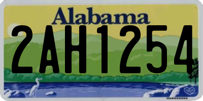 AL license plate 2AH1254