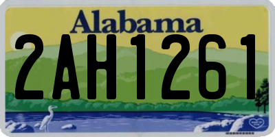 AL license plate 2AH1261