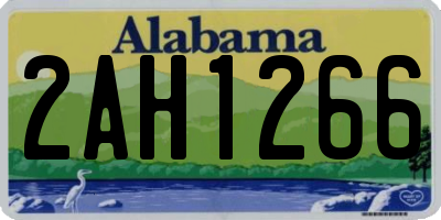 AL license plate 2AH1266