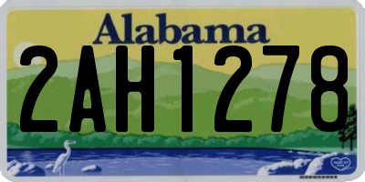 AL license plate 2AH1278