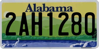 AL license plate 2AH1280