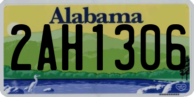 AL license plate 2AH1306