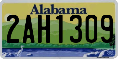 AL license plate 2AH1309