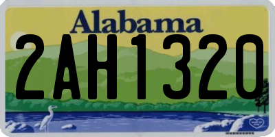AL license plate 2AH1320