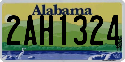 AL license plate 2AH1324
