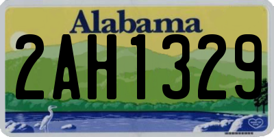 AL license plate 2AH1329