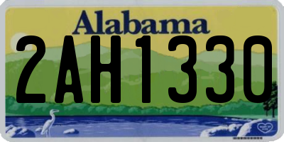 AL license plate 2AH1330