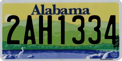 AL license plate 2AH1334