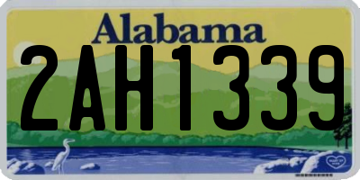 AL license plate 2AH1339
