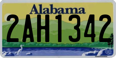 AL license plate 2AH1342