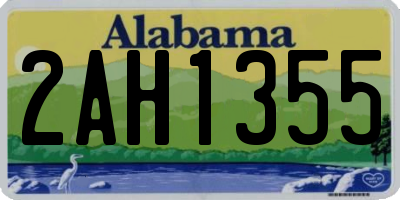 AL license plate 2AH1355