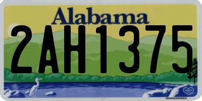 AL license plate 2AH1375