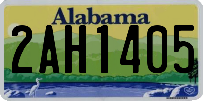AL license plate 2AH1405