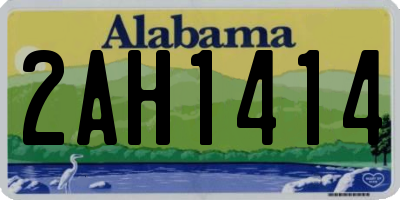 AL license plate 2AH1414