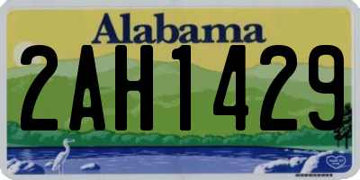AL license plate 2AH1429