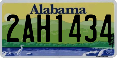 AL license plate 2AH1434