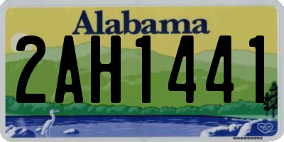 AL license plate 2AH1441