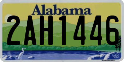 AL license plate 2AH1446