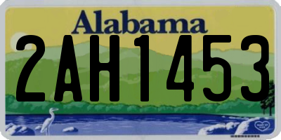 AL license plate 2AH1453