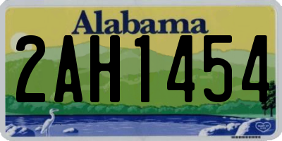AL license plate 2AH1454