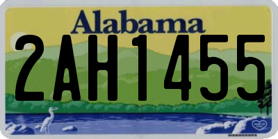 AL license plate 2AH1455