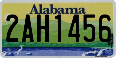 AL license plate 2AH1456