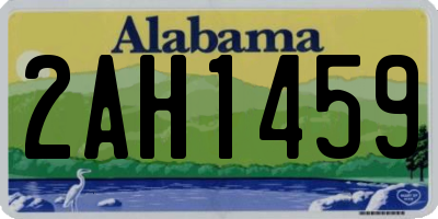 AL license plate 2AH1459