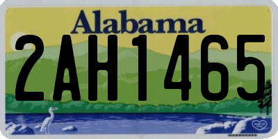 AL license plate 2AH1465