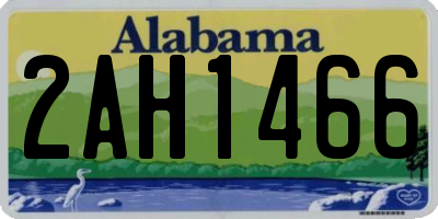 AL license plate 2AH1466