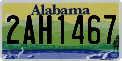 AL license plate 2AH1467