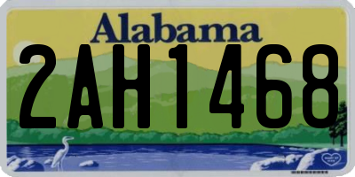 AL license plate 2AH1468