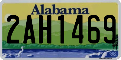 AL license plate 2AH1469