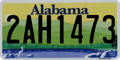 AL license plate 2AH1473