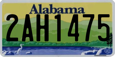 AL license plate 2AH1475