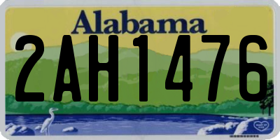 AL license plate 2AH1476