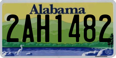 AL license plate 2AH1482