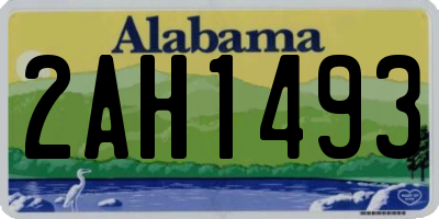 AL license plate 2AH1493