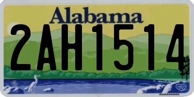 AL license plate 2AH1514