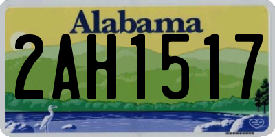 AL license plate 2AH1517