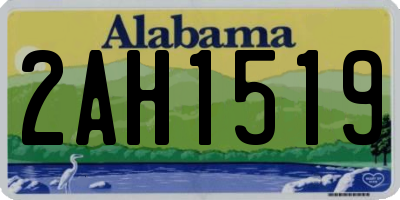 AL license plate 2AH1519