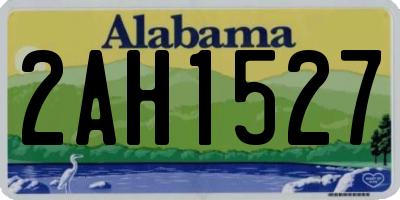 AL license plate 2AH1527