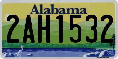 AL license plate 2AH1532