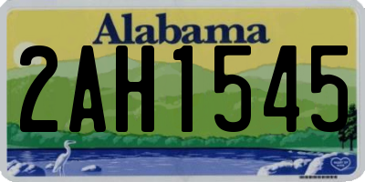 AL license plate 2AH1545