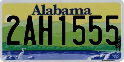 AL license plate 2AH1555
