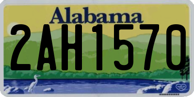 AL license plate 2AH1570